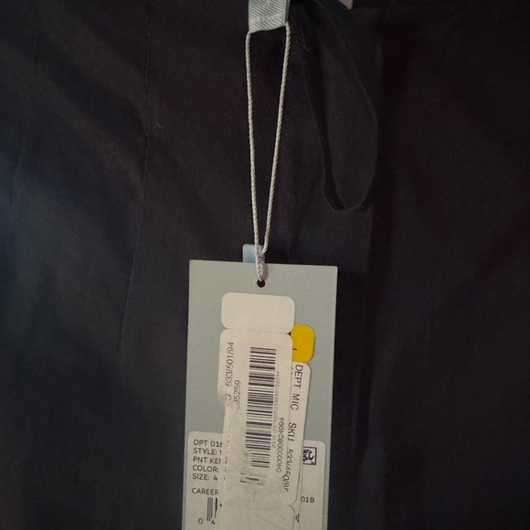 Antonio Melani  linen Kendall  navy career core pants - Picture 3 of 7